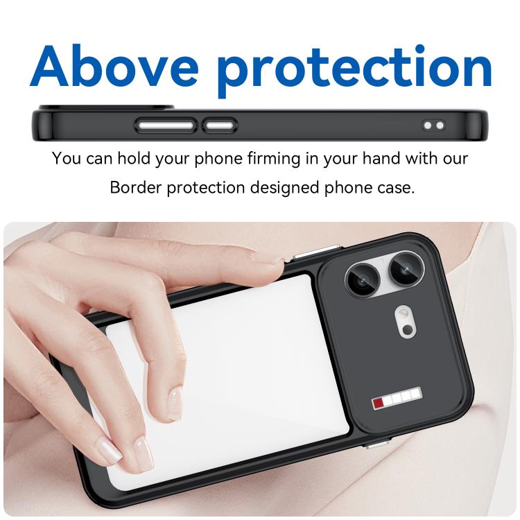 Colourful Series Acrylic Hybrid TPU Phone Case - For Nothing Phone (3a) Lite / (4a) / (4a) Pro / CMF Phone 2 Pro