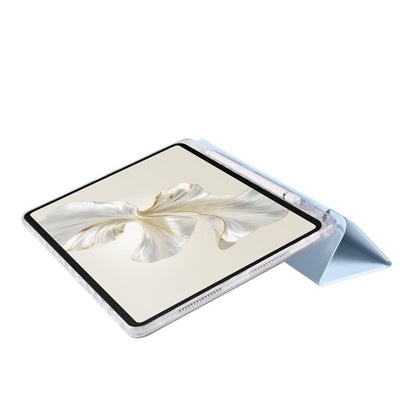 3-Fold Clear Acrylic PU Leather Tablet Case - For Honor Pad 9
