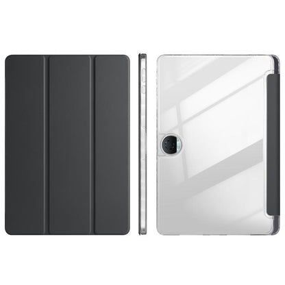 3-Fold Clear Acrylic PU Leather Tablet Case - For Honor Pad 9