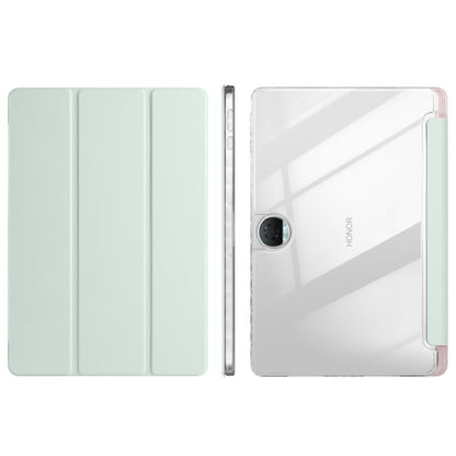3-Fold Clear Acrylic PU Leather Tablet Case - For Honor Pad 9