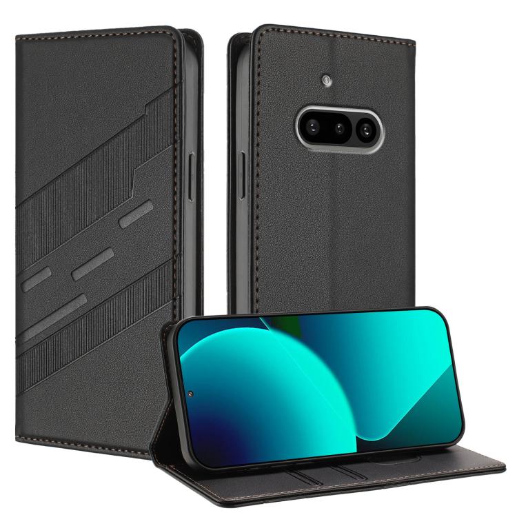 Embossed Multi-functional Wallet Retro PU Leather Phone Case - For Nothing Phone (3) / (3a) / CMF Phone 2 Pro