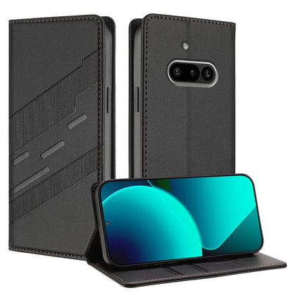 Embossed Multi-functional Wallet Retro PU Leather Phone Case - For Nothing Phone (3) / (3a) / CMF Phone 2 Pro