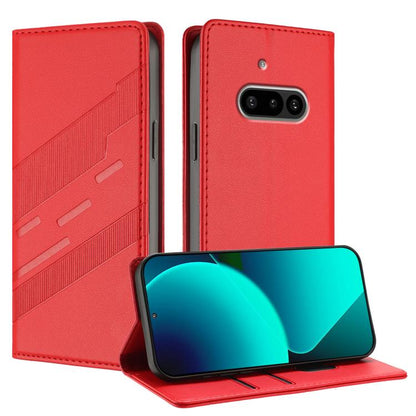 Embossed Multi-functional Wallet Retro PU Leather Phone Case - For Nothing Phone (3) / (3a) / CMF Phone 2 Pro