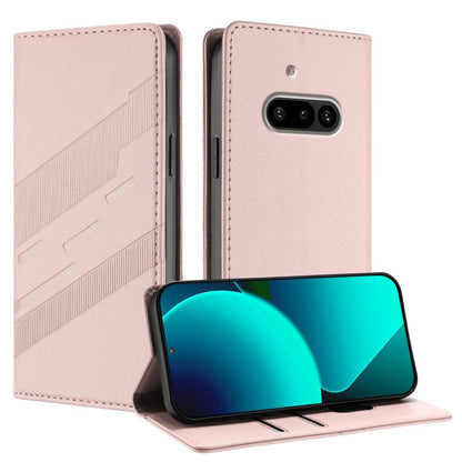 Embossed Multi-functional Wallet Retro PU Leather Phone Case - For Nothing Phone (3) / (3a) / CMF Phone 2 Pro