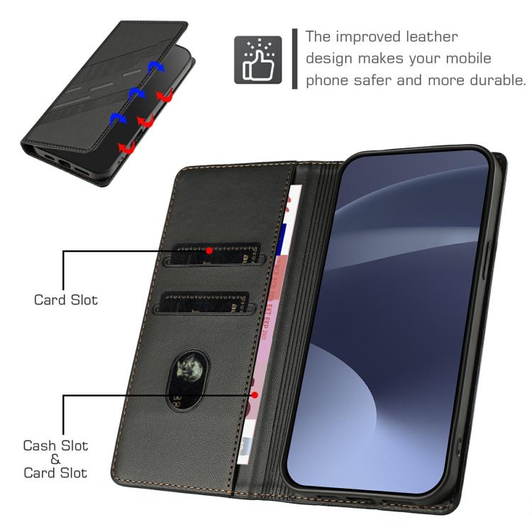 Embossed Multi-functional Wallet Retro PU Leather Phone Case - For Nothing Phone (3a) Pro