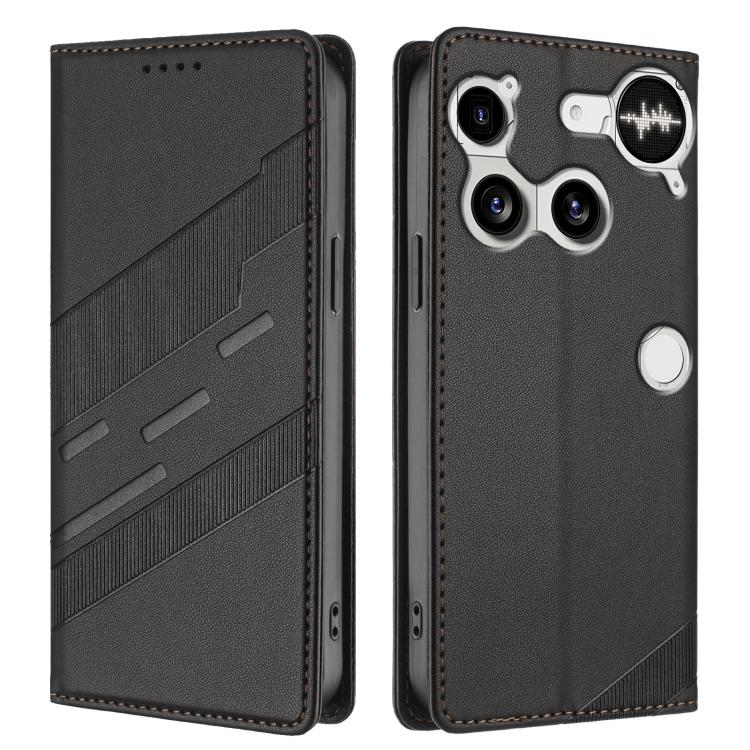 Embossed Multi-functional Wallet Retro PU Leather Phone Case - For Nothing Phone (3) / (3a) / CMF Phone 2 Pro