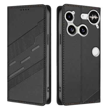 Embossed Multi-functional Wallet Retro PU Leather Phone Case - For Nothing Phone (3) / (3a) / CMF Phone 2 Pro