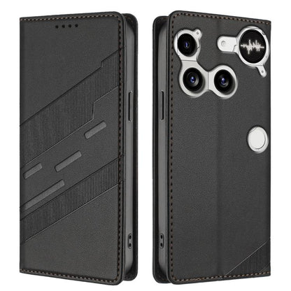 Embossed Multi-functional Wallet Retro PU Leather Phone Case - For Nothing Phone (3) / (3a) / CMF Phone 2 Pro