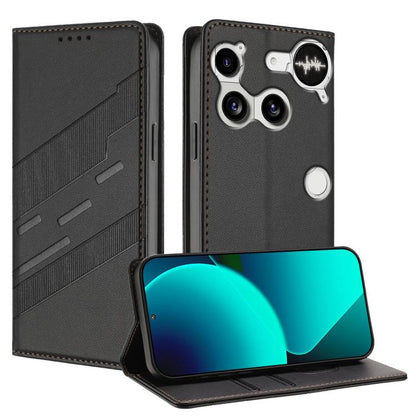 Embossed Multi-functional Wallet Retro PU Leather Phone Case - For Nothing Phone (3) / (3a) / CMF Phone 2 Pro