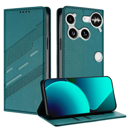 Embossed Multi-functional Wallet Retro PU Leather Phone Case - For Nothing Phone (3) / (3a) / CMF Phone 2 Pro
