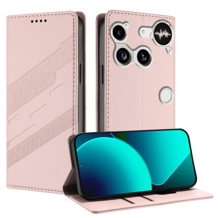 Embossed Multi-functional Wallet Retro PU Leather Phone Case - For Nothing Phone (3) / (3a) / CMF Phone 2 Pro