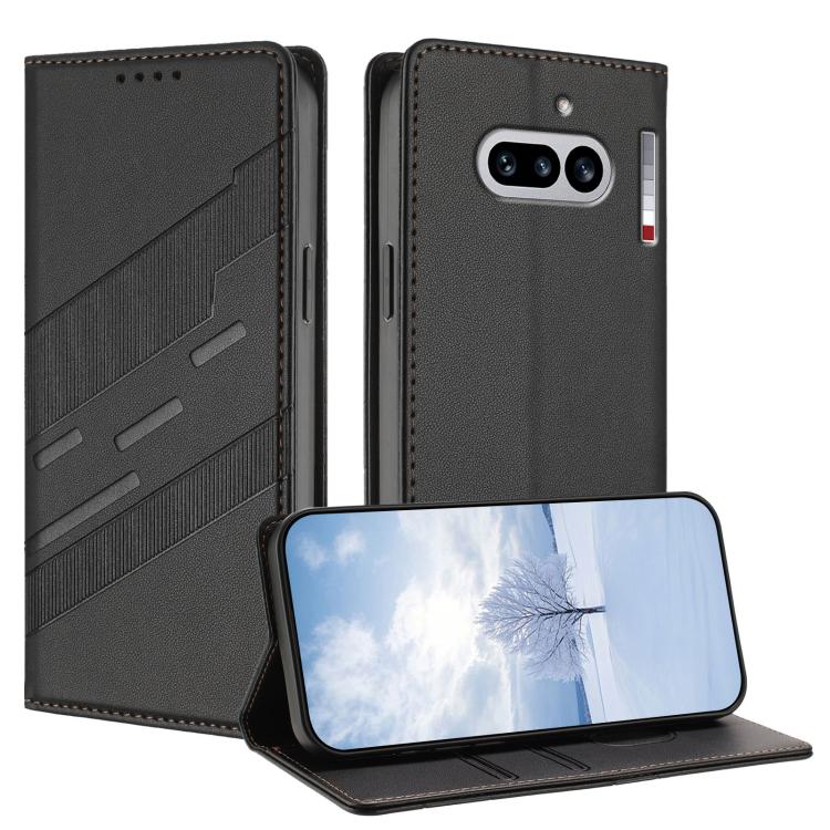 Embossed Multi-functional Wallet Retro PU Leather Phone Case - For Nothing Phone (4a) / (4a) Pro / (3a) Lite