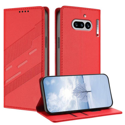 Embossed Multi-functional Wallet Retro PU Leather Phone Case - For Nothing Phone (4a) / (4a) Pro / (3a) Lite