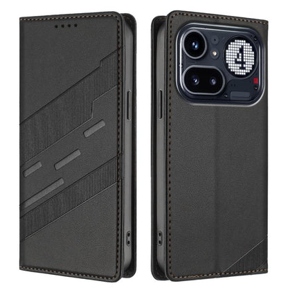 Embossed Multi-functional Wallet Retro PU Leather Phone Case - For Nothing Phone (4a) / (4a) Pro / (3a) Lite