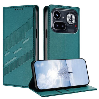 Embossed Multi-functional Wallet Retro PU Leather Phone Case - For Nothing Phone (4a) / (4a) Pro / (3a) Lite