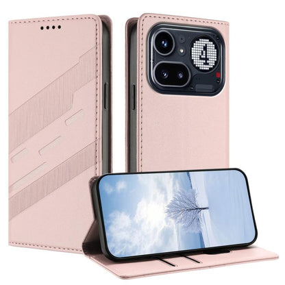 Embossed Multi-functional Wallet Retro PU Leather Phone Case - For Nothing Phone (4a) / (4a) Pro / (3a) Lite