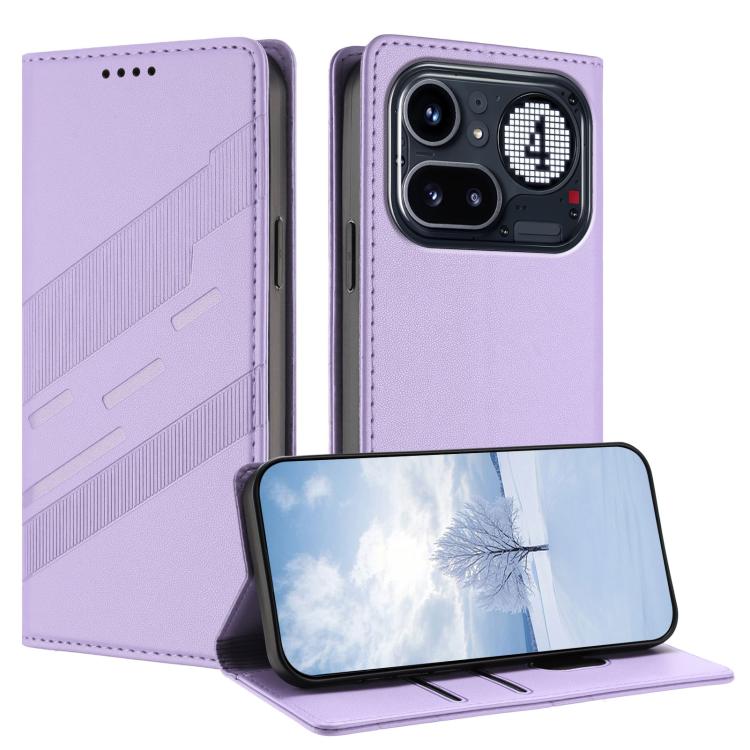 Embossed Multi-functional Wallet Retro PU Leather Phone Case - For Nothing Phone (4a) / (4a) Pro / (3a) Lite
