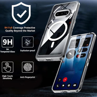 Crystal Clear MagSafe Shockproof Phone Case - For Nothing Phone (3a) / (3a) Pro