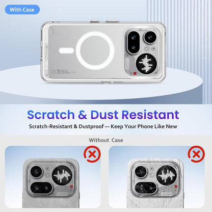 Crystal Clear MagSafe Shockproof Phone Case - For Nothing Phone (4a) / (4a) Pro / (3a) / (3a) Pro