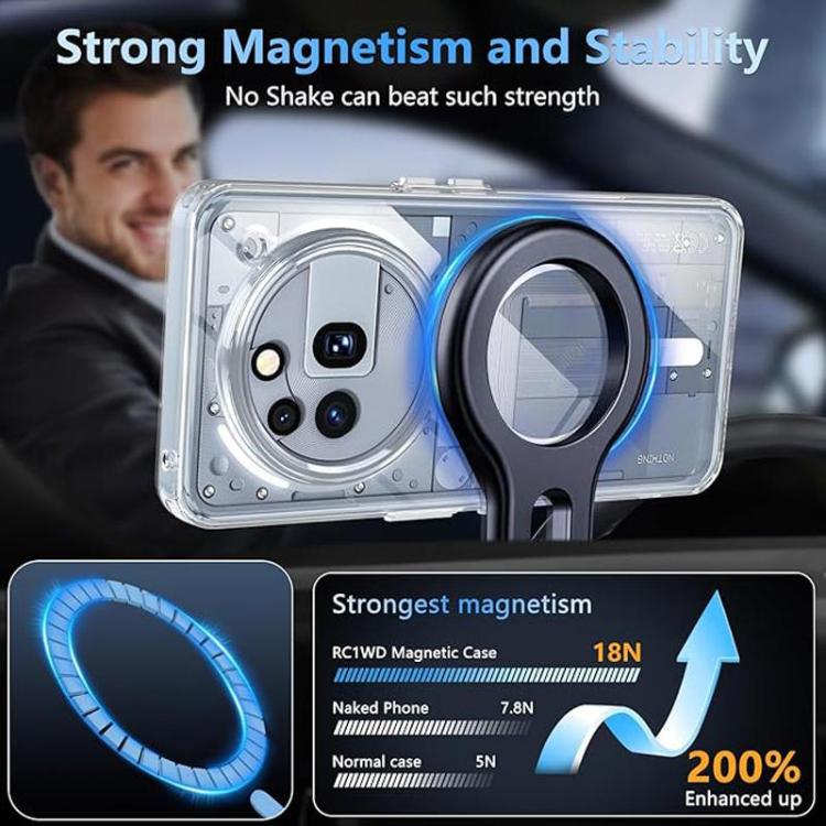 Crystal Clear MagSafe Shockproof Phone Case - For Nothing Phone (4a) / (4a) Pro / (3a) / (3a) Pro