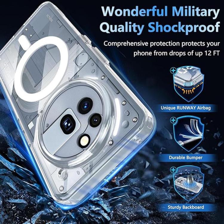 Crystal Clear MagSafe Shockproof Phone Case - For Nothing Phone (4a) / (4a) Pro / (3a) / (3a) Pro