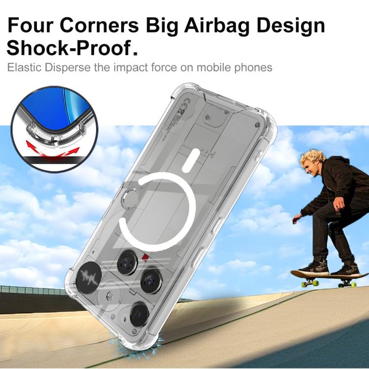 Imak Space Shield PC + TPU Airbag Shockproof MagSafe Phone Case - For Nothing Phone (3a) / (3a) Pro