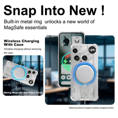 Imak Space Shield PC + TPU Airbag Shockproof MagSafe Phone Case - For Nothing Phone (3a) / (3a) Pro