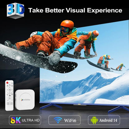 H96 Max M1 Plus Android 14.0 Smart TV Box