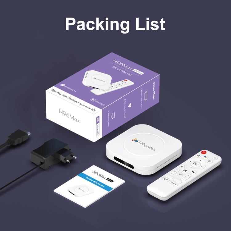 H96 Max M1 Plus Android 14.0 Smart TV Box