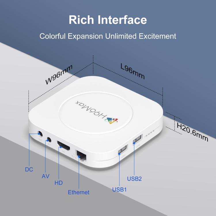 H96 Max M1 Plus Android 14.0 Smart TV Box