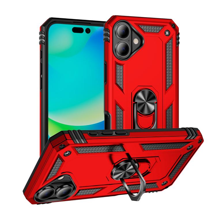 Shockproof TPU Hybrid PC Phone Case with Holder - For iPhone 17 Pro Max / 17 Pro / 17