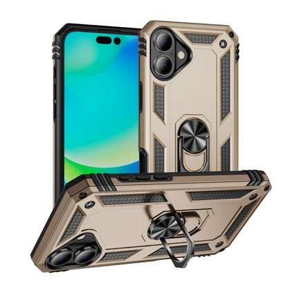 Shockproof TPU Hybrid PC Phone Case with Holder - For iPhone 17 Pro Max / 17 Pro / 17