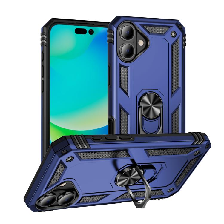 Shockproof TPU Hybrid PC Phone Case with Holder - For iPhone 17 Pro Max / 17 Pro / 17