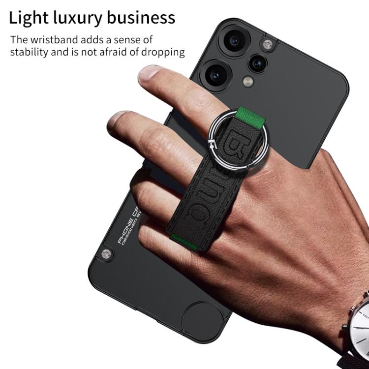 GKK Mortise-Tenon Connection Contrast Colour Phone Case with Ring Wrist Strap - For Nothing CMF Phone 2 Pro