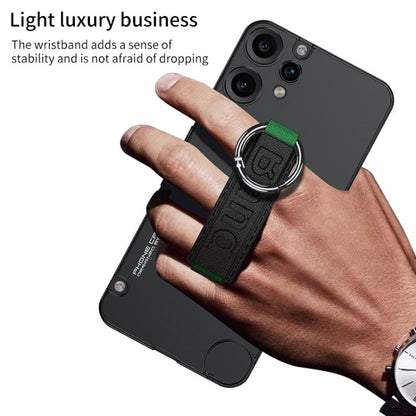GKK Mortise-Tenon Connection Contrast Colour Phone Case with Ring Wrist Strap - For Nothing CMF Phone 2 Pro