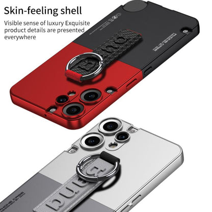 GKK Mortise-Tenon Connection Contrast Colour Phone Case with Ring Wrist Strap - For Nothing CMF Phone 2 Pro