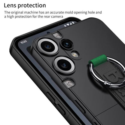 GKK Mortise-Tenon Connection Contrast Colour Phone Case with Ring Wrist Strap - For Nothing CMF Phone 2 Pro