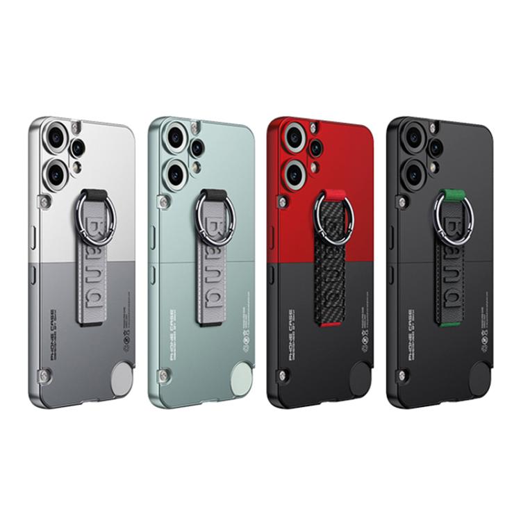 GKK Mortise-Tenon Connection Contrast Colour Phone Case with Ring Wrist Strap - For Nothing CMF Phone 2 Pro