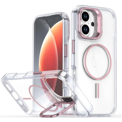 Bright Colour Clear MagSafe Lens Frame Holder Phone Case - For iPhone 16 / 15 Pro Max / 15 Pro / 15 Plus