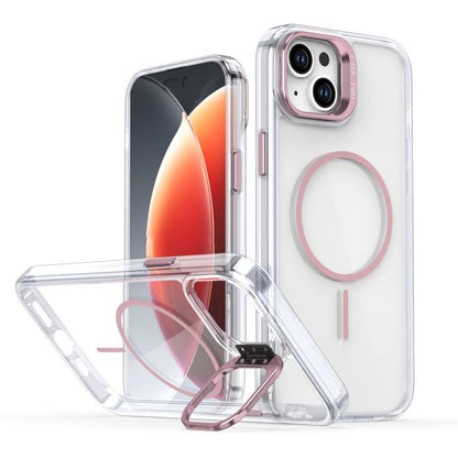 Bright Colour Clear MagSafe Lens Frame Holder Phone Case - For iPhone 16 / 15 Pro Max / 15 Pro / 15 Plus