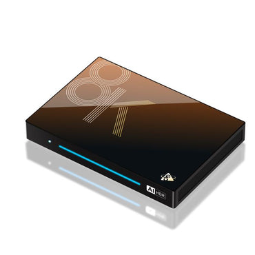 H96 Max M9s Android 14 Smart TV Box with Remote Control