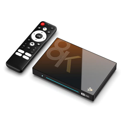 H96 Max M9s Android 14 Smart TV Box with Remote Control
