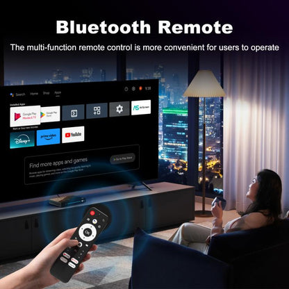 H96 Max M9s Android 14 Smart TV Box with Remote Control