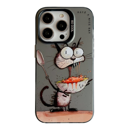 Animal Pattern Oil Painting Series PC + TPU Phone Case for iPhone 12 / 12 Pro / 12 Pro Max - Mos Accessories