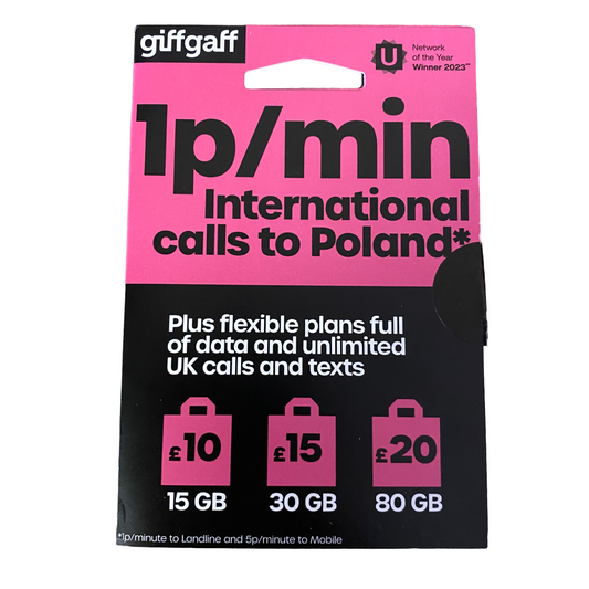 giffgaff Pay As You Go Sim Card - mosaccessories.co.uk