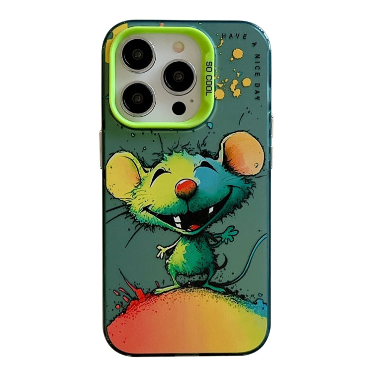 Animal Pattern Oil Painting Series PC + TPU Phone Case for iPhone 12 / 12 Pro / 12 Pro Max - Mos Accessories