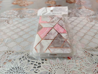Marble Geometric TPU Coral Case - For Samsung Galaxy S20 - mosaccessories