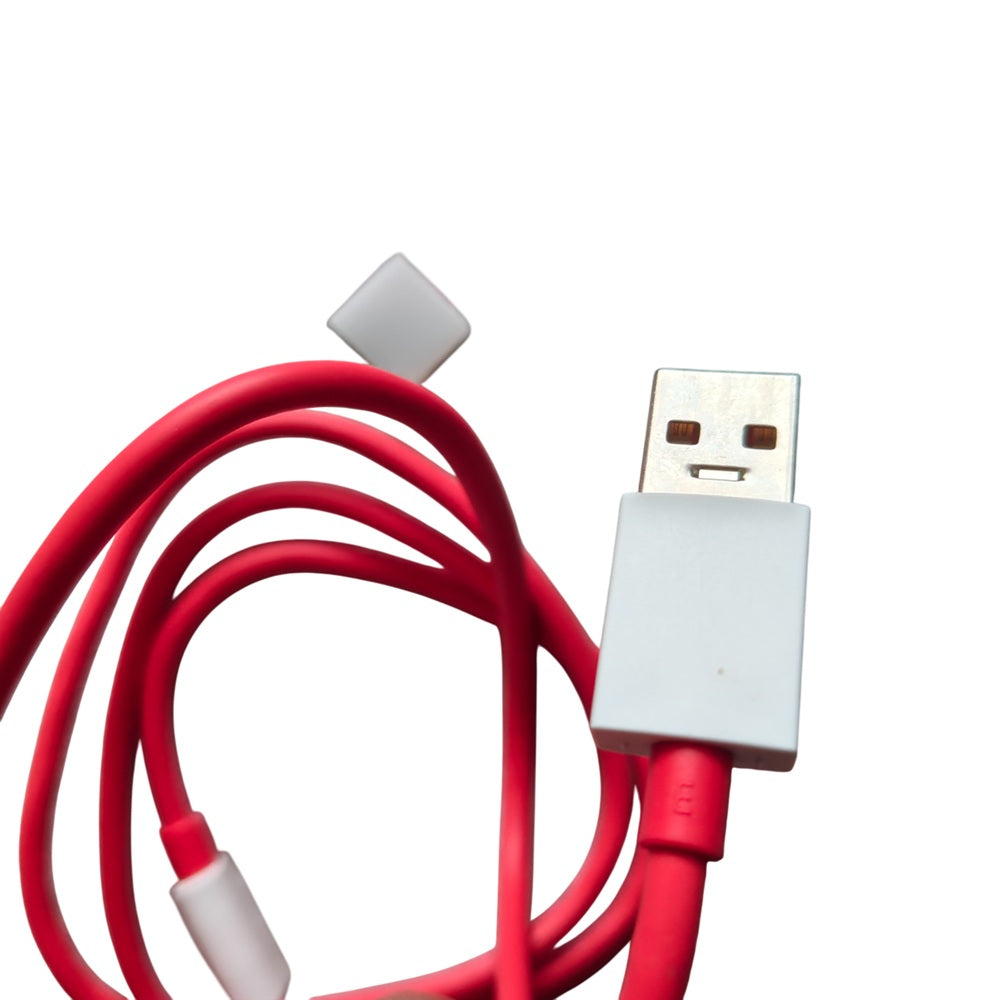 OnePlus USB-A to USB-C Dash Warp Red Charging Cable (D301)