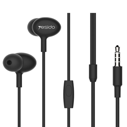 Yesido YH13 3.5mm In-Ear Black Wired Earphones