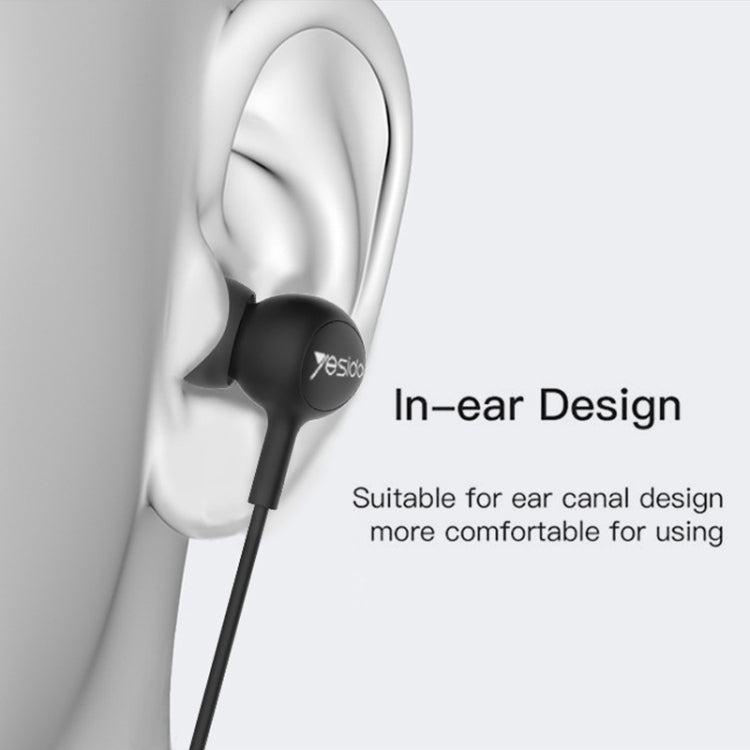 Yesido YH13 3.5mm In-Ear Black Wired Earphones